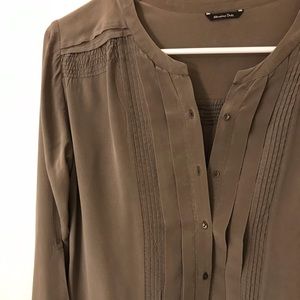 Massimo Dutti purple/gray dress. Silky. Size M